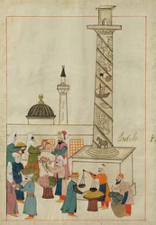 Open-Air Market in a Piazza in Constantinople